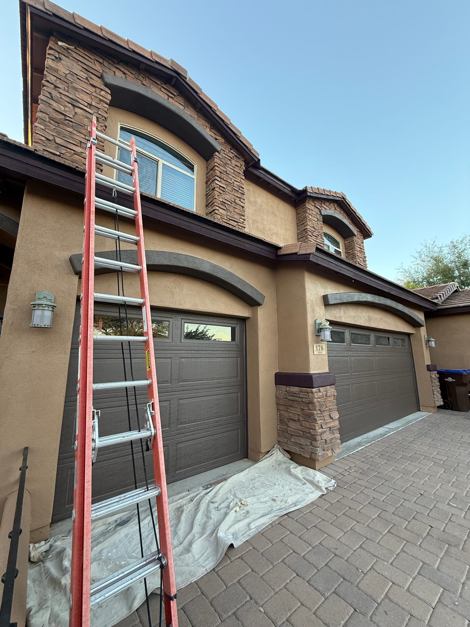Exterior repaint by Xclusive Contracting in Gainey Ranch, AZ